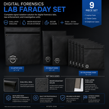 Load image into Gallery viewer, Digital Forensics Lab Faraday Kit – 9-Piece Starter Set