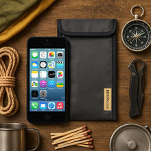 Load image into Gallery viewer, Basic Faraday Signal Blocking Pouch for Cell Phone Privacy and Anti-Tracking Protective Case