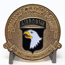 Load image into Gallery viewer, Military Challenge Coin Display Stand - Solid Metal with Anodized Finish - US Vet. Business