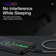 Load image into Gallery viewer, USB A to C Sound Activated Control Flash RGB LED Light Up Charger Cable