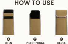 Load image into Gallery viewer, Basic Faraday Signal Blocking Pouch for Cell Phone Privacy and Anti-Tracking Protective Case
