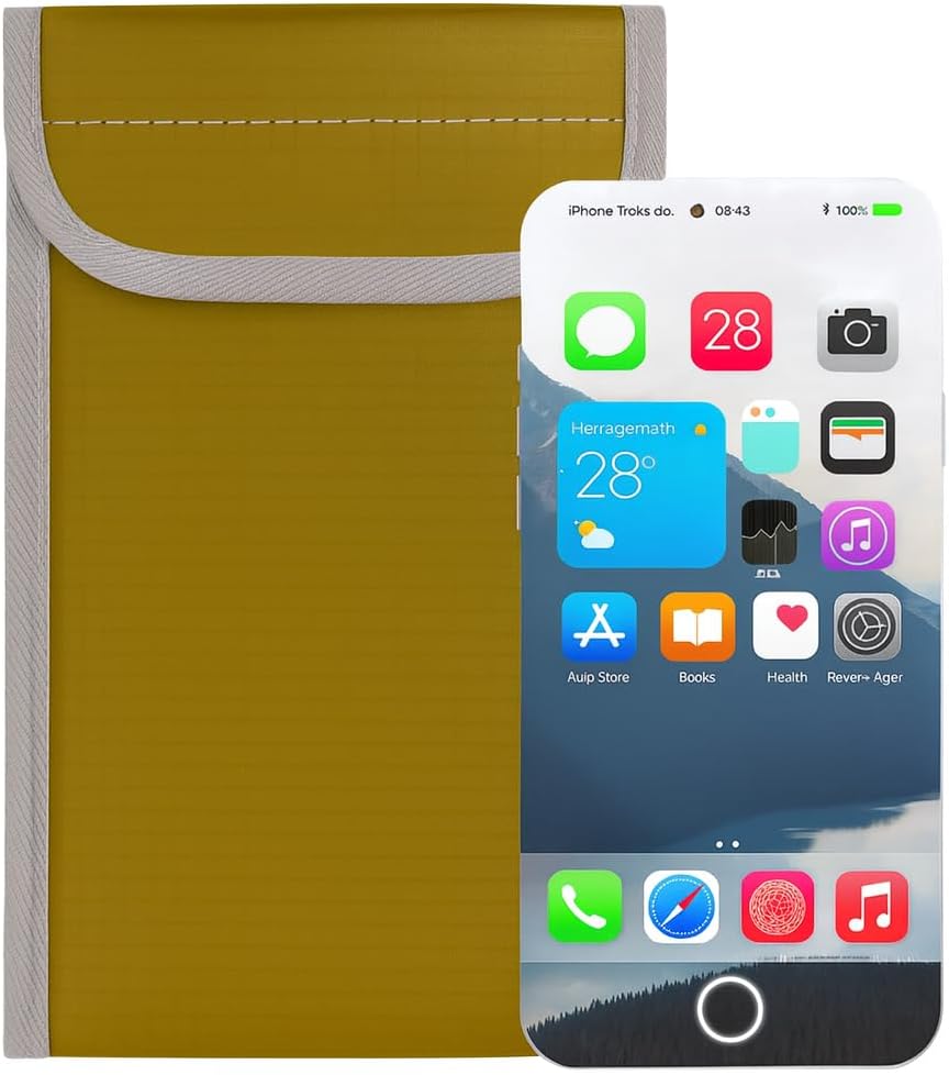 3 Pack Basic Faraday Signal Blocking Pouch for Cell Phone Privacy and Anti-Tracking Protective Case 3 Pack Basic Faraday Signal Blocking Pouch for Cell Phone Privacy and Anti-Tracking Protective Case