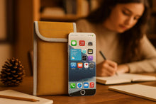 Load image into Gallery viewer, Basic Faraday Signal Blocking Pouch for Cell Phone Privacy and Anti-Tracking Protective Case
