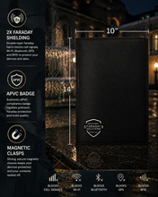 Load image into Gallery viewer, Magnetic Sealing Tablet / Chromebook Edition Faraday RFID Blocking Case | X2 Shielding
