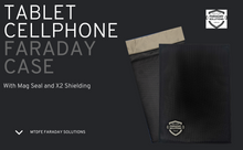 Load image into Gallery viewer, Magnetic Sealing Tablet / Chromebook Edition Faraday RFID Blocking Case | X2 Shielding
