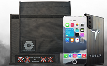 Load image into Gallery viewer, Halcyon Non-Window Faraday Bag for Phones // Signal Blocking Faraday Cage Prevents Hacking Tracking Spying, Device Shielding for Law Enforcement Military Digital Forensics, EMP CME Protection Black
